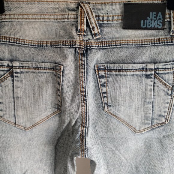Urban Behavior Melrose Low Cut Acid Wash Jeans 25 - Picture 6 of 8